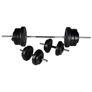 Vzpěračská činka + sada 2 činek 60,5 kg - obrázek 2