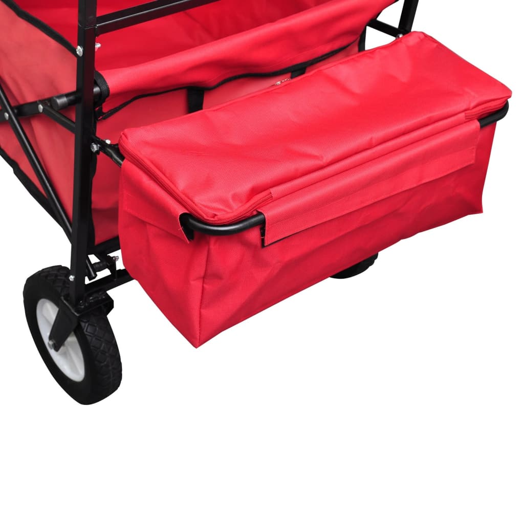 vidaXL Foldable Hand Truck with Roof