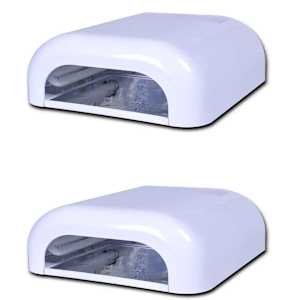 Shop 2 x 36W UV Gel Herding Lampe Negltørker (8 x 9W UV UV Negletørker GEL Lampe 36 watt 220v