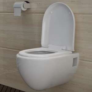 &Uacute;j Falra Szerelhető WC Egyedi Tervez&eacute;s Feh&eacute;r