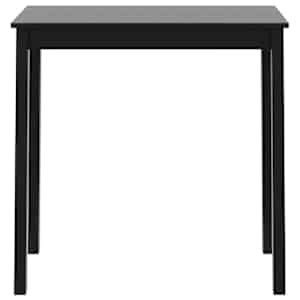 Barový stůl MDF černý 115 x 55 x 107 cm - obrázek 3