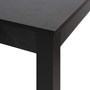 Barový stůl MDF černý 115 x 55 x 107 cm - obrázek 5