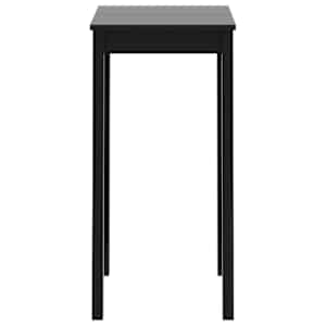 Barový stůl MDF černý 55 x 55 x 107 cm - obrázek 3