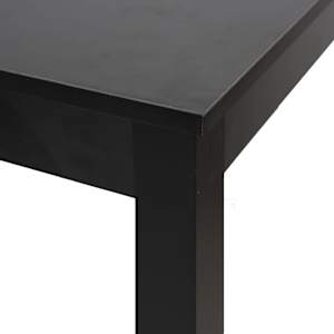 Barový stůl MDF černý 55 x 55 x 107 cm - obrázek 4