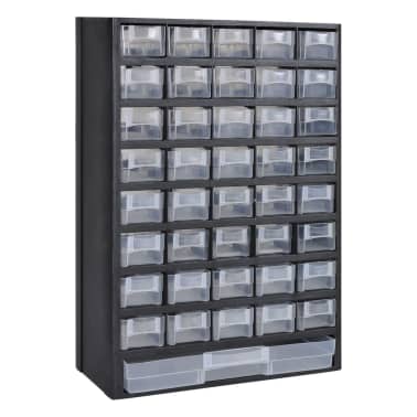Vidaxl 41 Drawer Plastic Storage Cabinet Tool Box Vidaxl Com