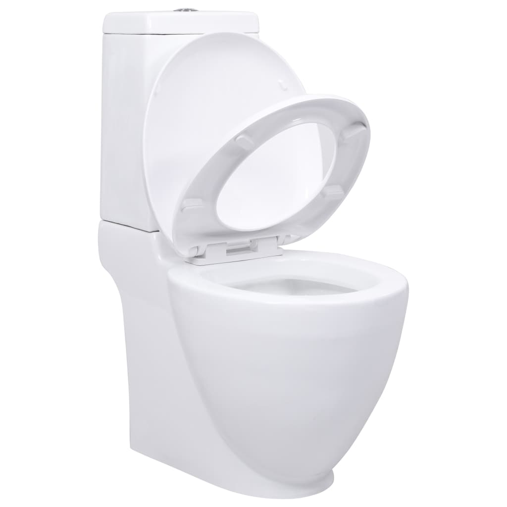 VidaXL - vidaXL Design toilet vierkant keramiek wit