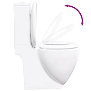 Keramické WC zadní odpad bílé - obrázek 7