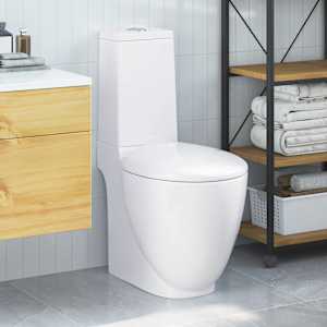 Keramické WC zadní odpad bílé - obrázek 1