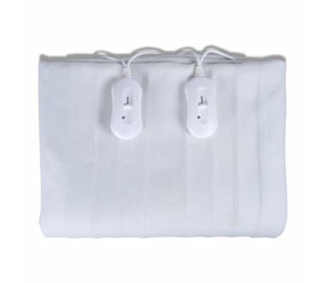 vidaXL Värmefilt tvättbar polyester 3 värmeinställningar 150x140 cm