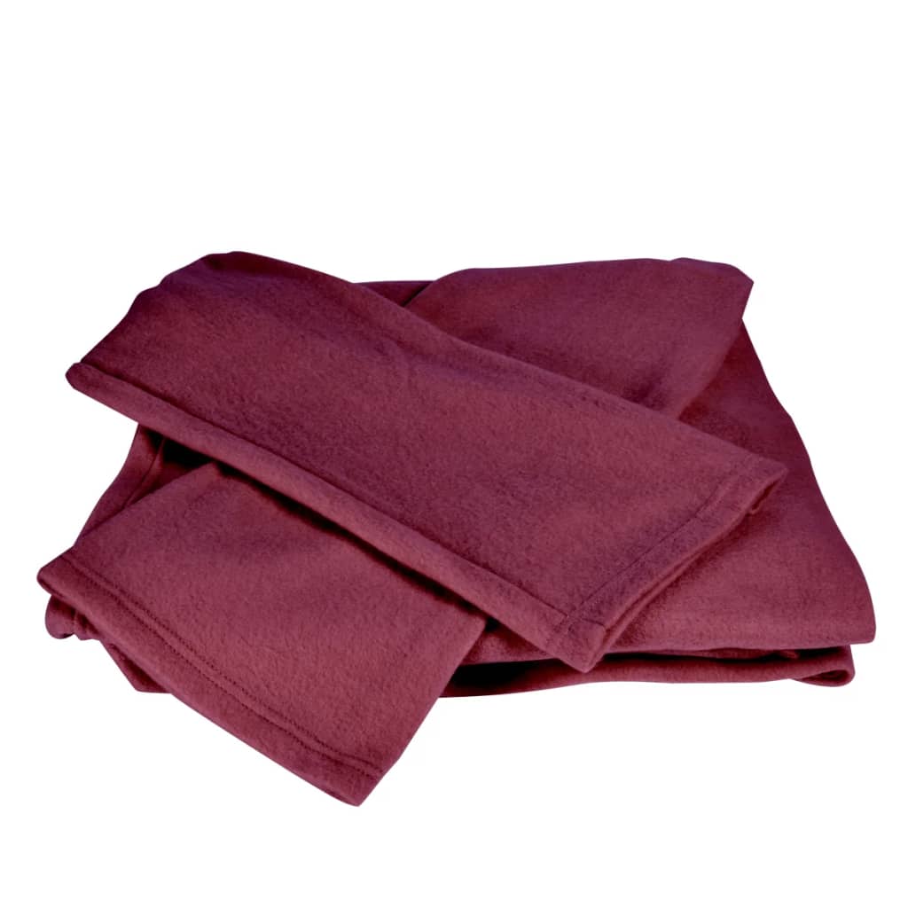 

vidaXL Fleece deken met mouwen bordeaux