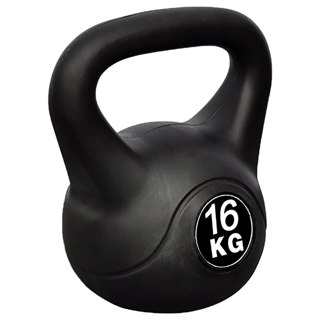 vidaXL Greutate tip bilă cu mâner Kettlebell, 16 kg