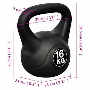 Činka kettlebell 16 kg - obrázek 4