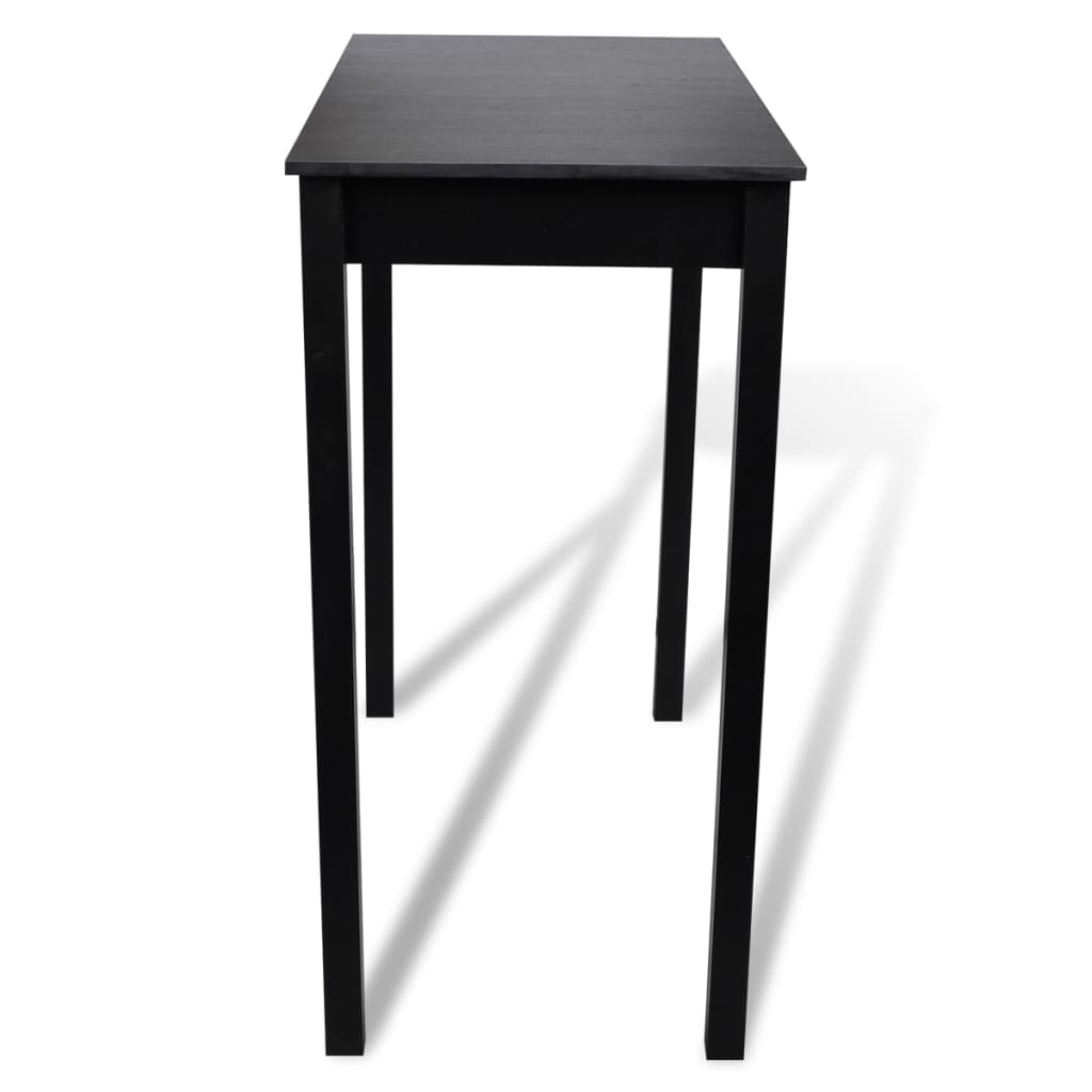 Thumbnail - vidaXL Barset Bartisch mit 4 Barhockern Schwarz