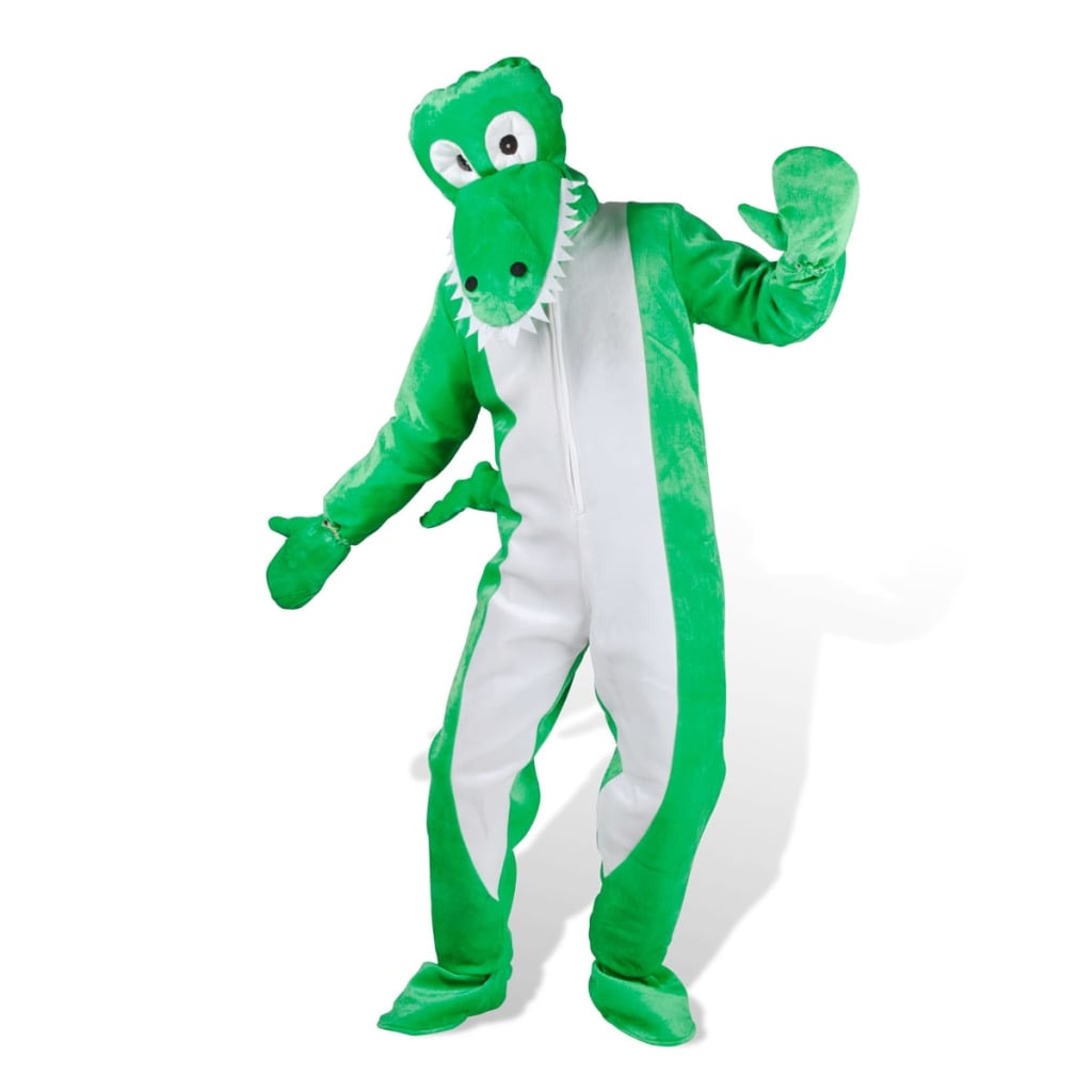 Costume de carnaval mascotte de Crocodile M-L