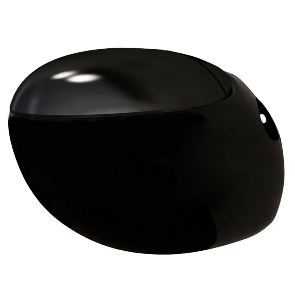 

vidaXL Wandtoiletset met ei-design en stortbak