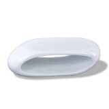 vidaXL Coffee Table Fibre Glass High Gloss White