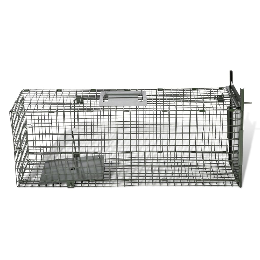 AJW-Piège à Fouine Métal Piège Vivant Piège d'animaux Cage Piège  Réutilisable Pliable des Animaux pour Martres,Chats,Renards,R[41] -  Cdiscount Jardin