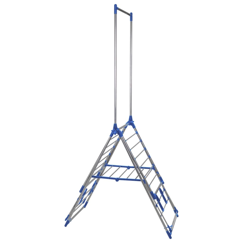 

vidaXL Staand droogrek (hoog) RVS