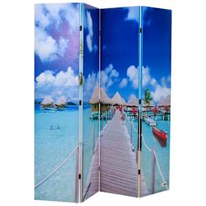 Zložljiv paravan 160x170 cm plaža