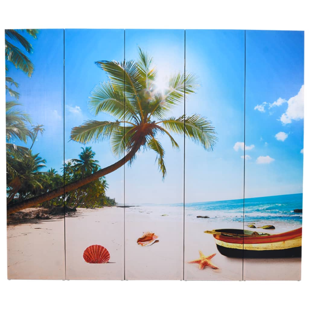 vidaXL Kamerscherm inklapbaar strand 200x170 cm afbeelding