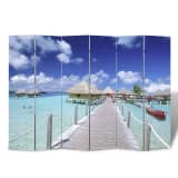 Room Divider Beach Print 94.5" x 70.9"