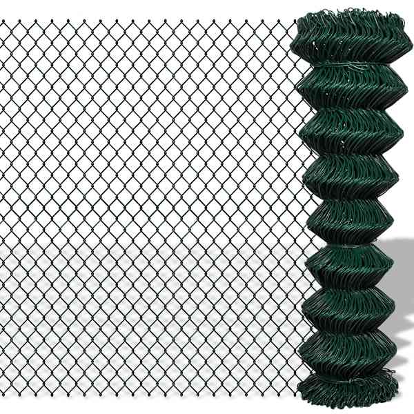 vidaXL v&otilde;rkaed, teras, 1,5 x 25 m, roheline
