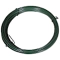 vidaXL Arame para prender cerca 25 m 1,4/2 mm aço verde
