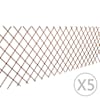 vidaXL pajust v&otilde;reaed 5 tk, 180 x 90 cm