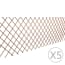  vidaXL 5 darab rácsos fűzfa kerítés 180 x 90 cm termék 2. képe