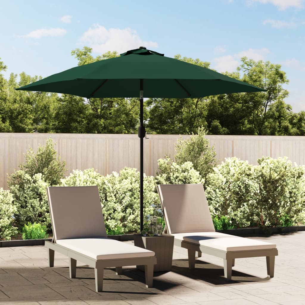 Parasol Green 3m Steel Pole - OmniaShop Australia