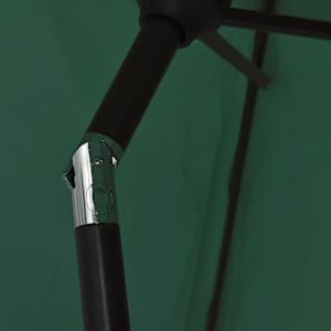 Slunečník zelený 3 m s ocelovou tyčí - obrázek 6