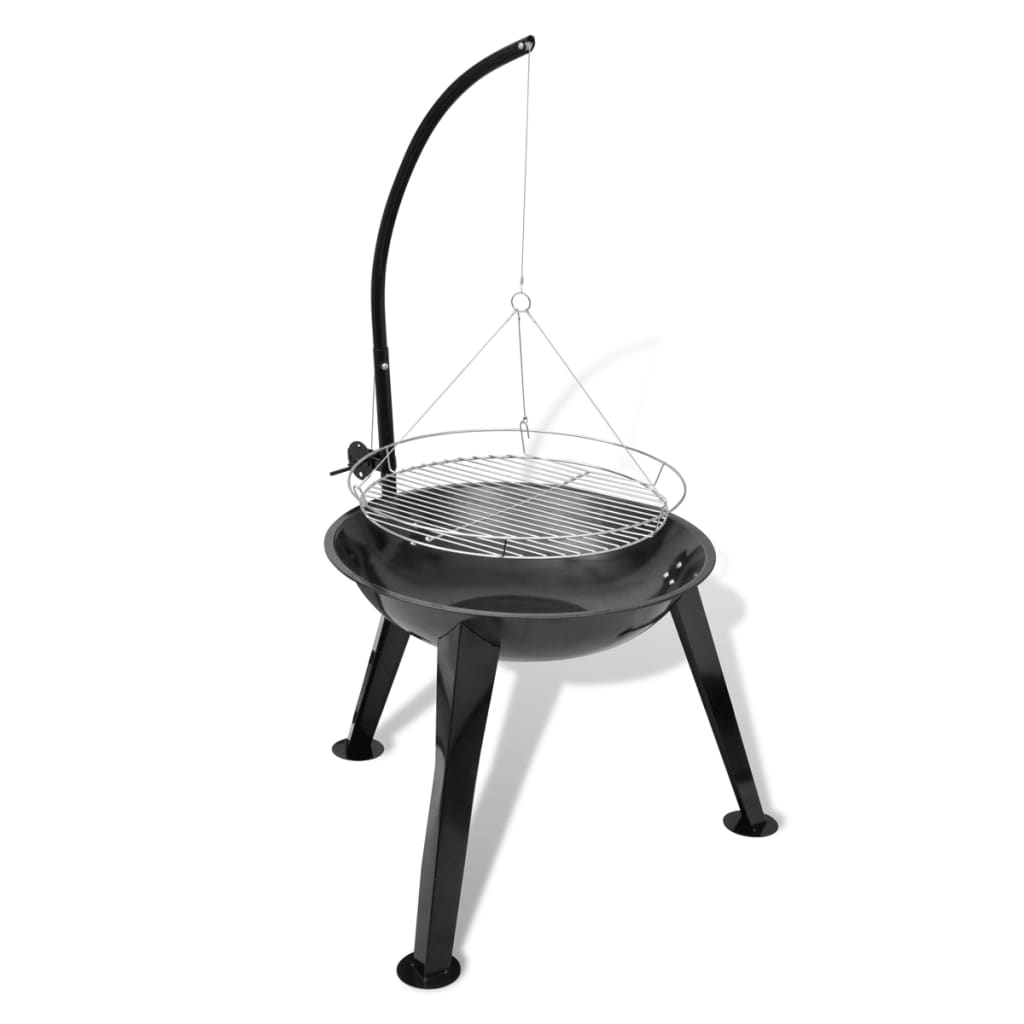 Image of BBQ Stand Charcoal Barbecue Hang Round