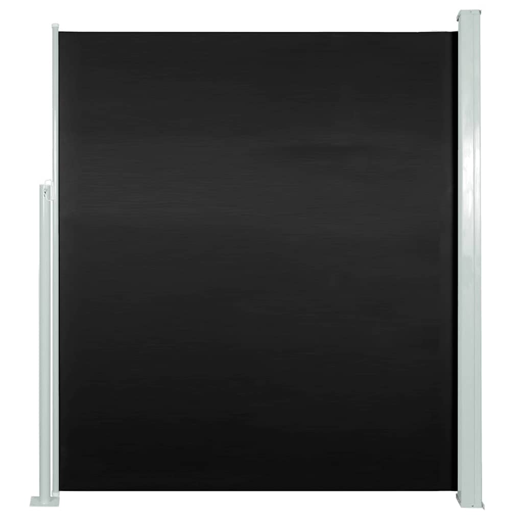 vidaXL Boční markýza na terasu 160 x 300 cm černá