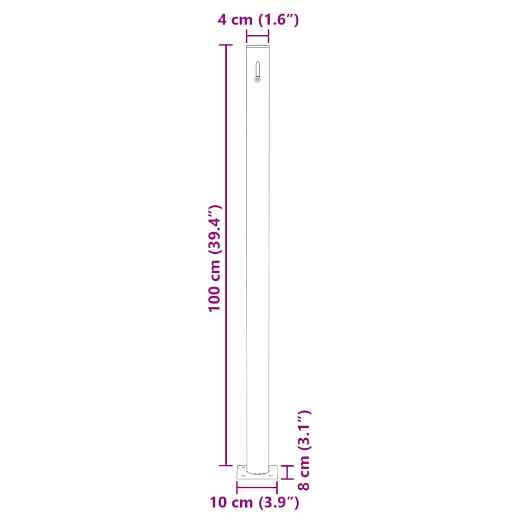 Stranska tenda za teraso 160x300 cm črna - slika 12