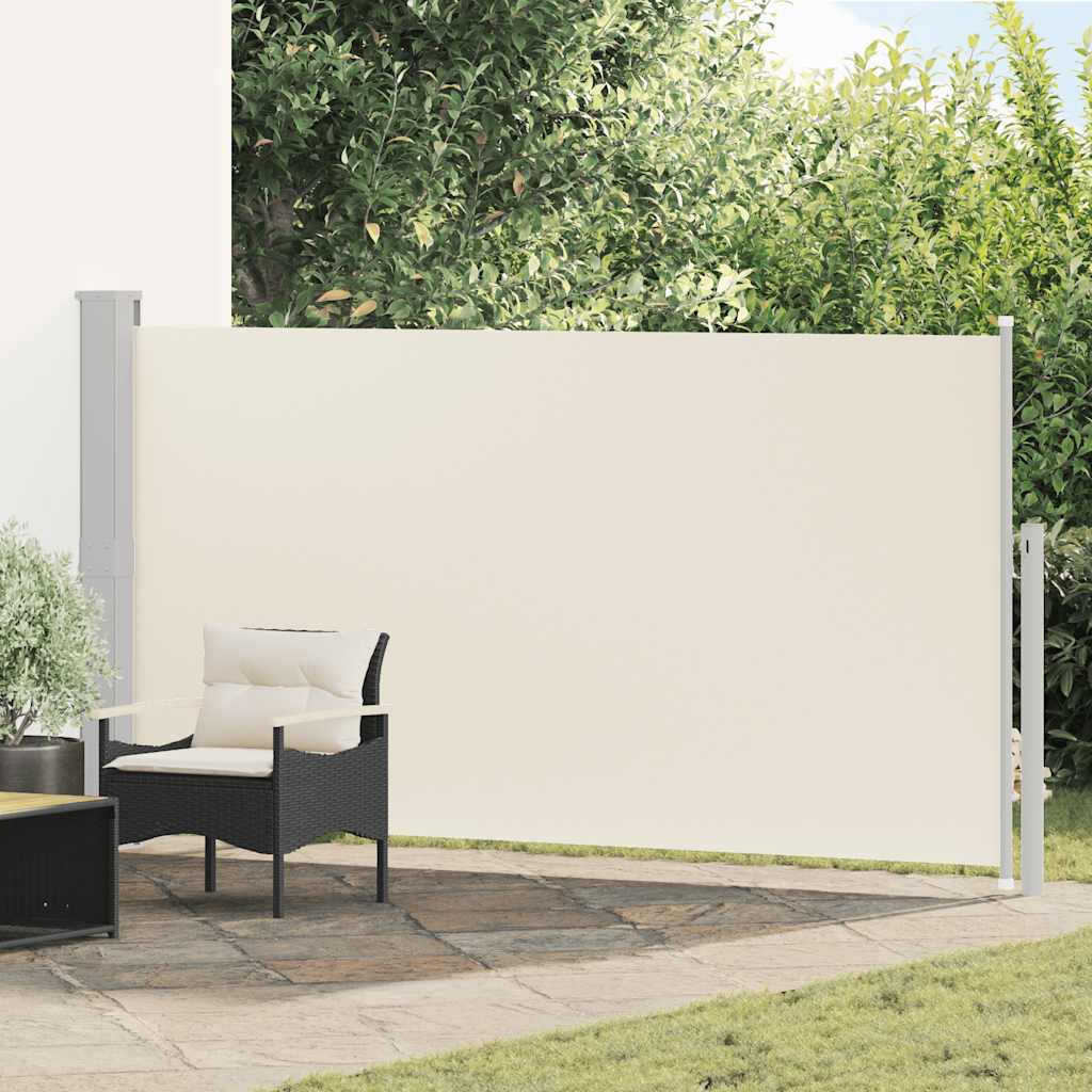 vidaXL Sivumarkiisi terassille 160 x 300 cm kermanvärinen