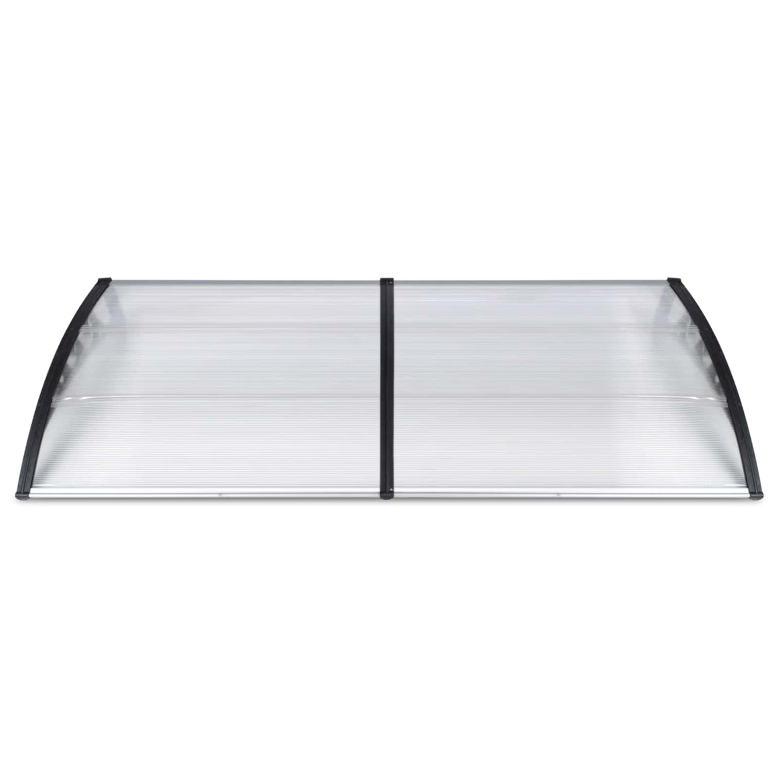 vidaXL Huif en Gazebos Zilver Kunststof