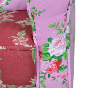 Křeslo patchwork textilní - obrázek 6