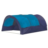 vidaXL Tenda da Campeggio Poliestere per 6 Persone Blu Scuro e Azzurro