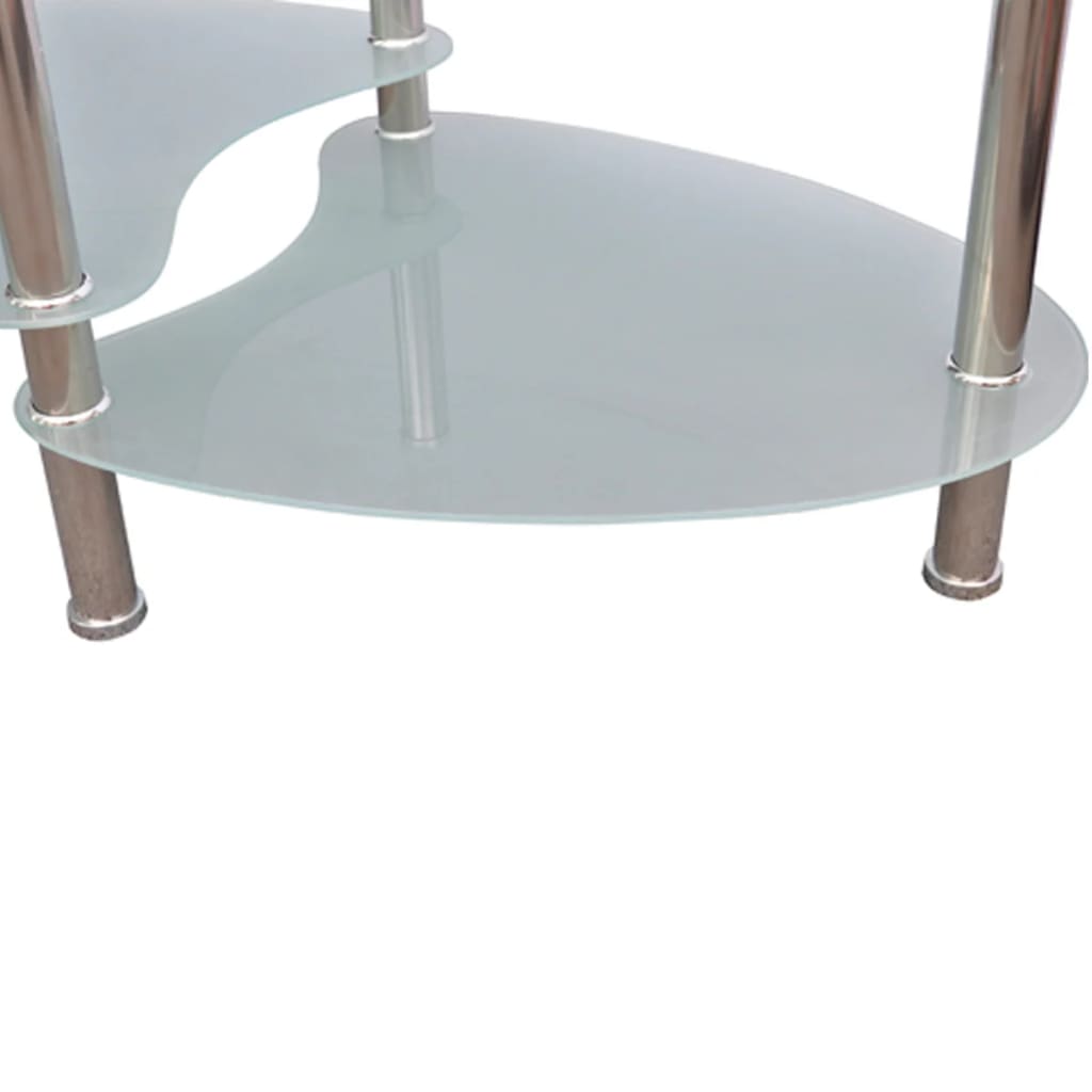 vidaXL Salontafel met exclusief ontwerp wit afbeelding