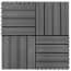  vidaXL WPC Csempe 30x30cm 11pcs 1m2 Szürke termék 2. képe