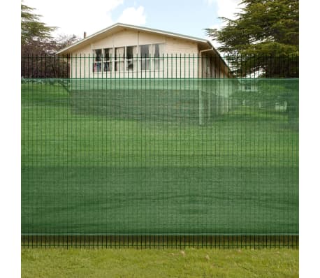 Vidaxl Fence Windscreen Privacy Mesh Net Green Outdoor Backyard