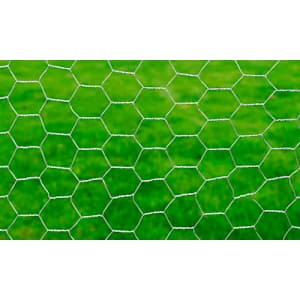 vidaXL hønsenet galvaniseret stål 25 x 1 m sølvfarvet