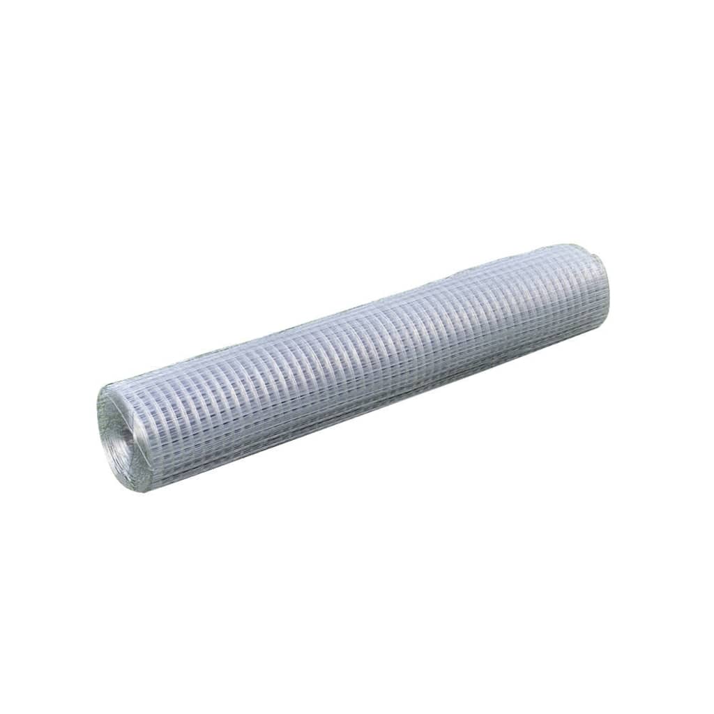 

vidaXL Chicken Wire Fence Galvanised Steel 32' 8"x3' 3" Silver