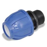 Tömlőcsatlakozó 1kijáratú Külső Menetes Adapter 16bar 25mm-1/2" 2db
