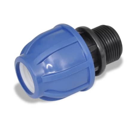 PE Hose Connector Male Threaded Adapter 16 Bar 25mm