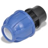 PE Tömlőcsatlakozó 2kijáratú Külső Menetes Adapter 16bar 25mm-3/4" 2db