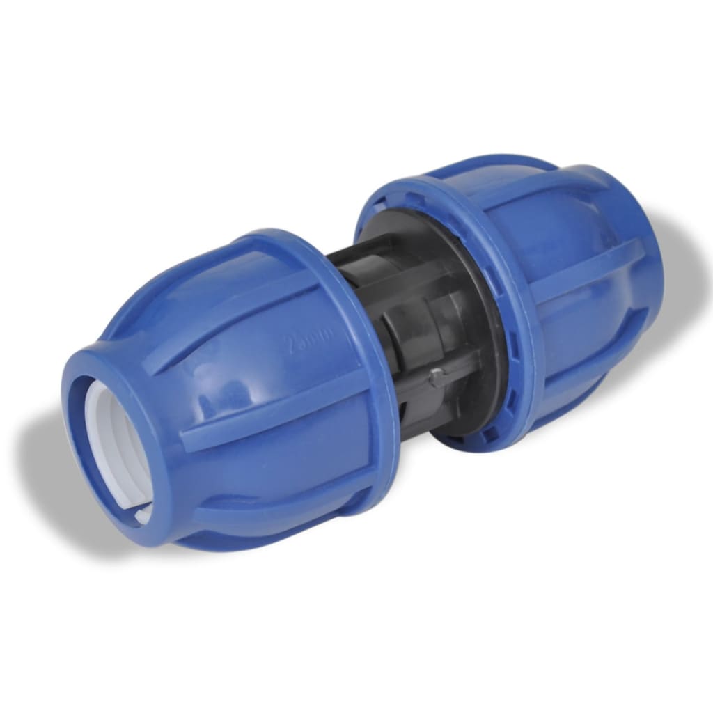 

vidaXL PE slangverbinding rechte koppeling 16 bar 25mm (2 stuks)
