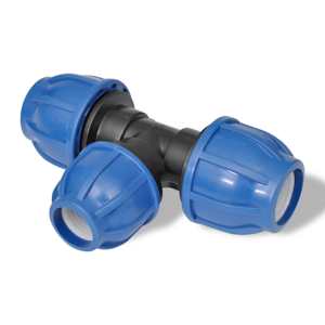 Conex&atilde;o t redutor de tubo ou mangueira PE 16 bar 32mm-25mm