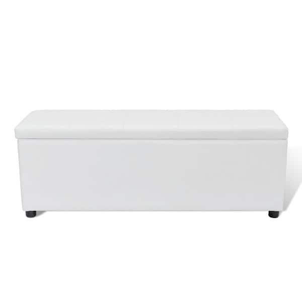 vidaXL hoiukast, valge, 118 x 44 x 44 cm