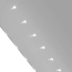Koupelnové zrcadlo s LED diodami, nástěnné, 60 x 80 cm (D x V) - obrázek 3